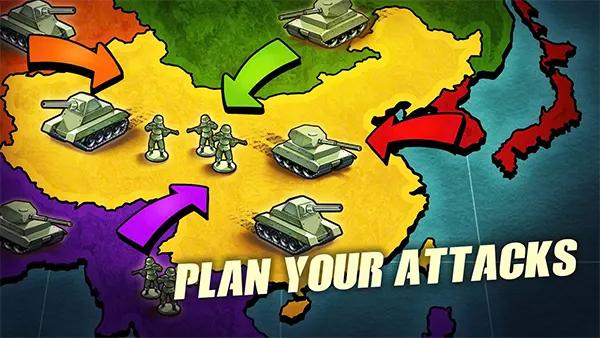 Wartime Glory Mod APK (Freeze Enemy, Energy, Soldiers) Screenshot