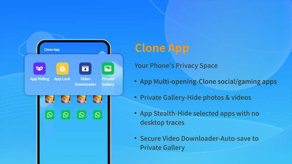 Clone App Mod APK (Premium Unlocked) Screenshot