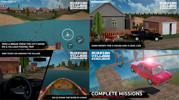 Russian Village Simulator 3D Mod APK (Unlimited Money) Screenshot